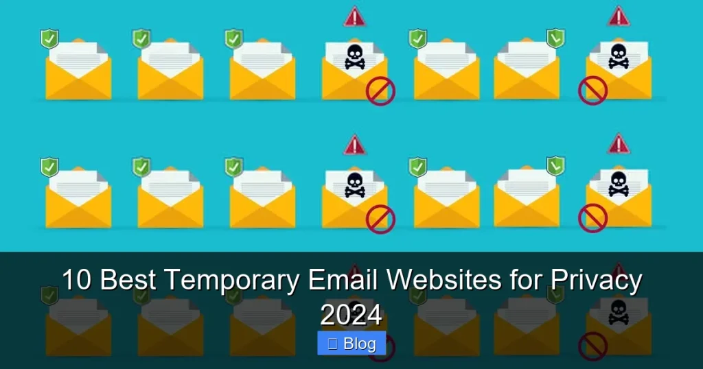 10 Best Temporary Email Websites for Privacy 2024