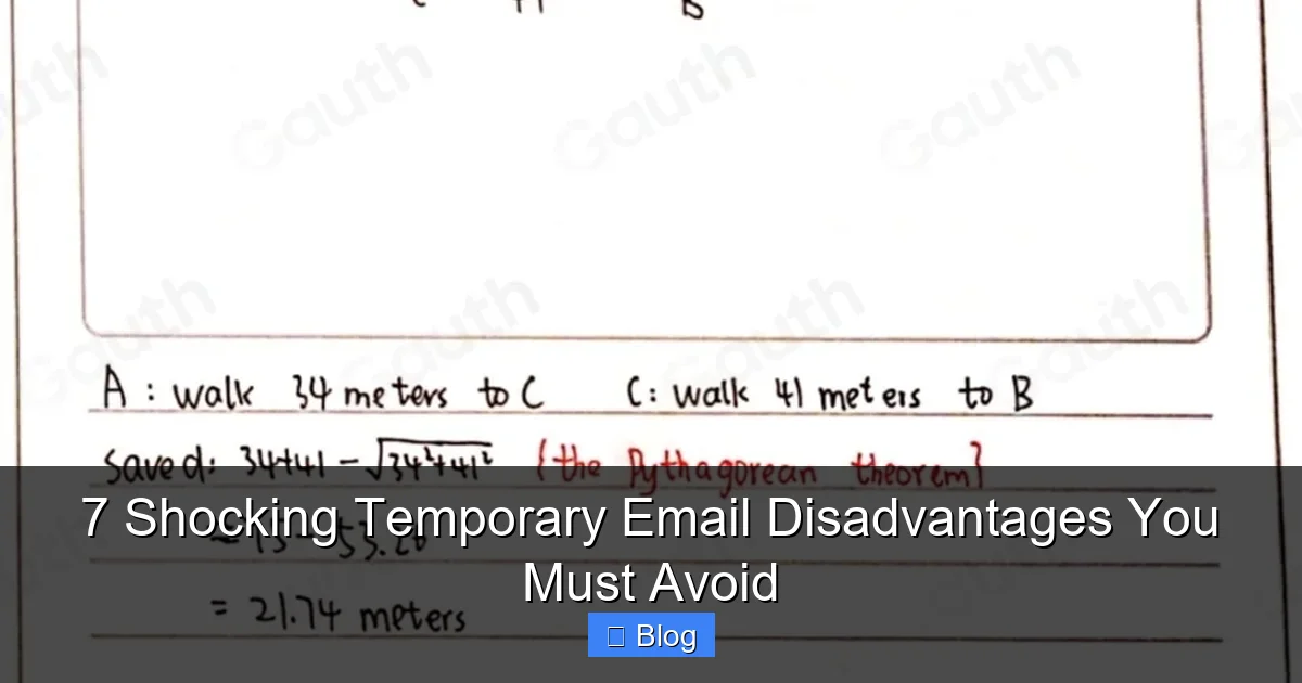 7 Shocking Temporary Email Disadvantages You Must Avoid