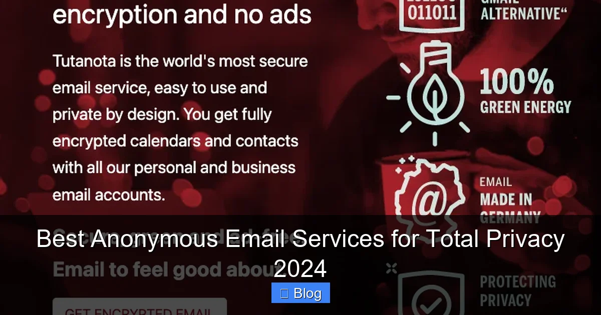 Best Anonymous Email Services for Total Privacy 2024