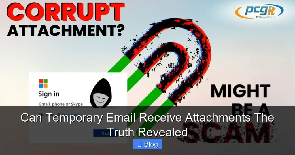 Can Temporary Email Receive Attachments The Truth Revealed