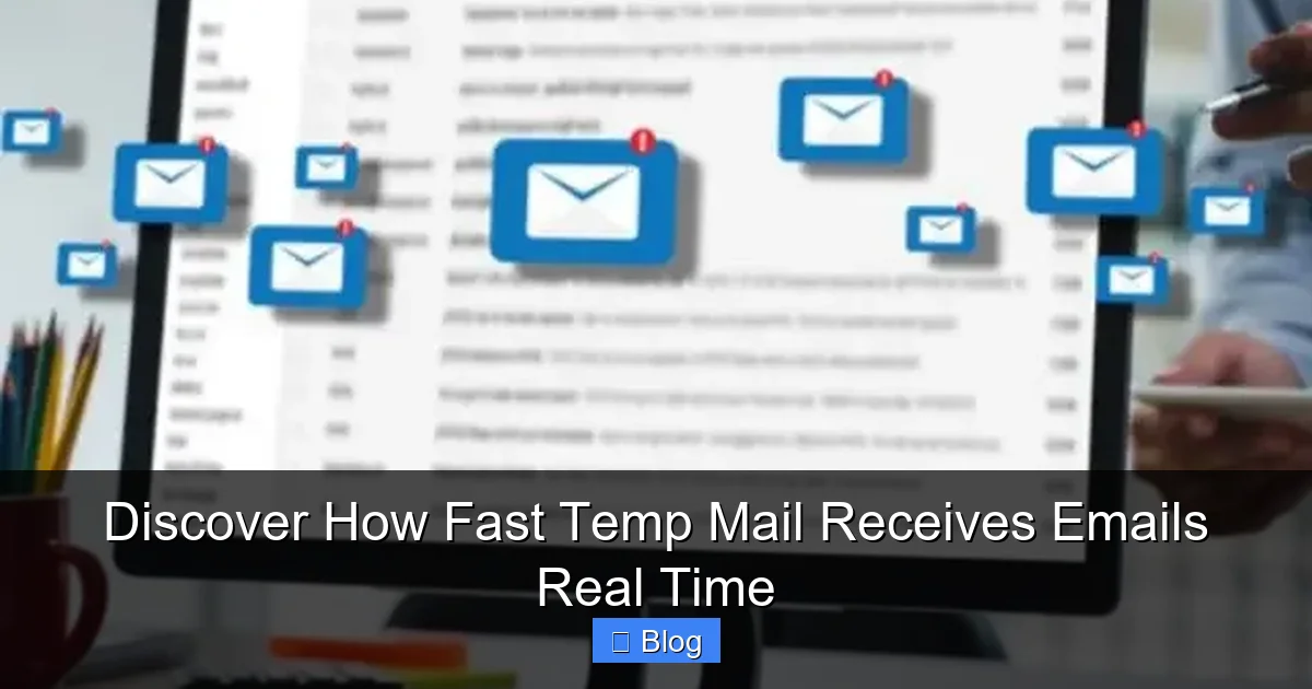 Discover How Fast Temp Mail Receives Emails Real Time