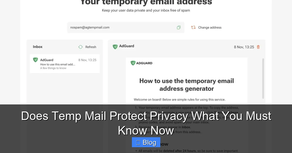 Does Temp Mail Protect Privacy What You Must Know Now