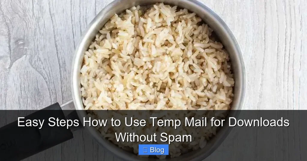 Easy Steps How to Use Temp Mail for Downloads Without Spam