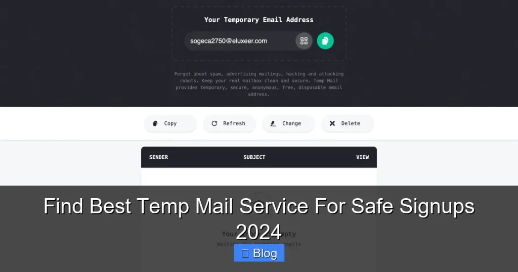 Find Best Temp Mail Service For Safe Signups 2024