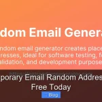 Get a Temporary Email Random Address Instantly Free Today