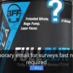 Get temporary email for surveys fast no signup required