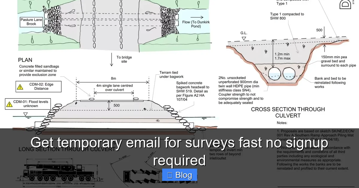Get temporary email for surveys fast no signup required