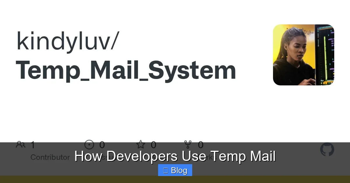 How Developers Use Temp Mail