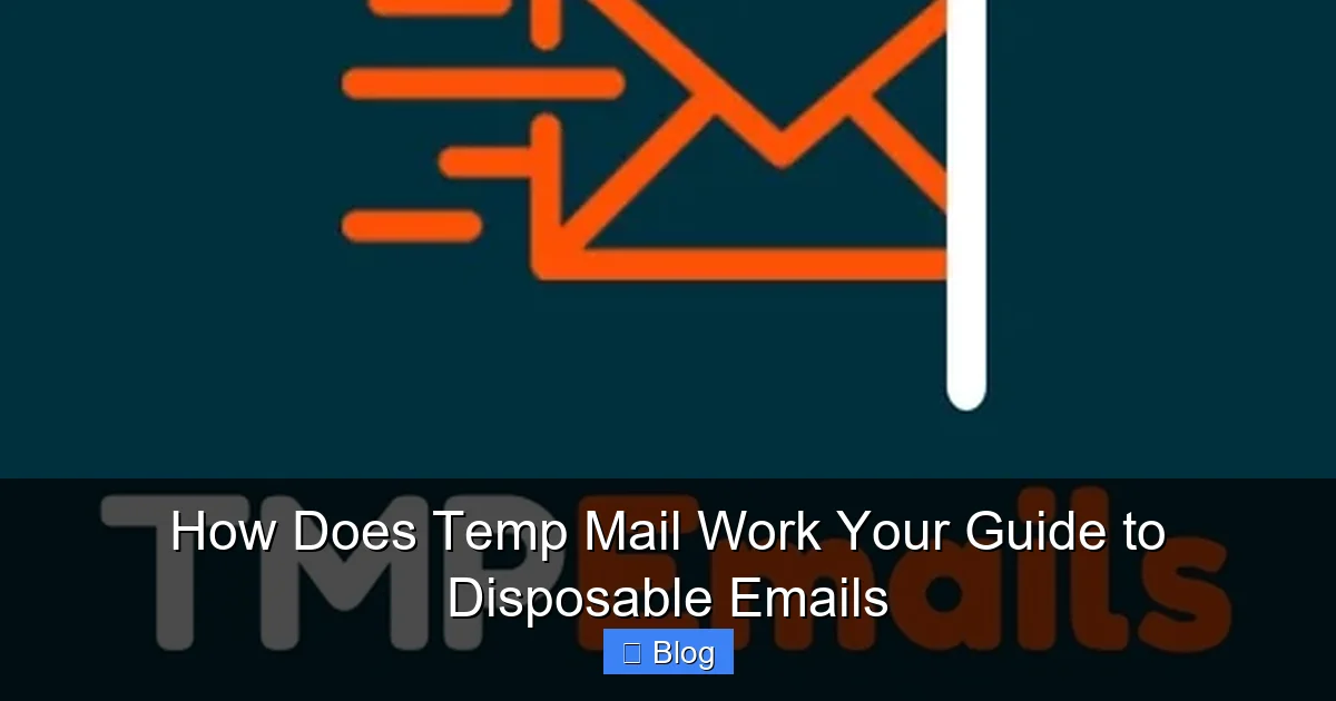 How Does Temp Mail Work Your Guide to Disposable Emails