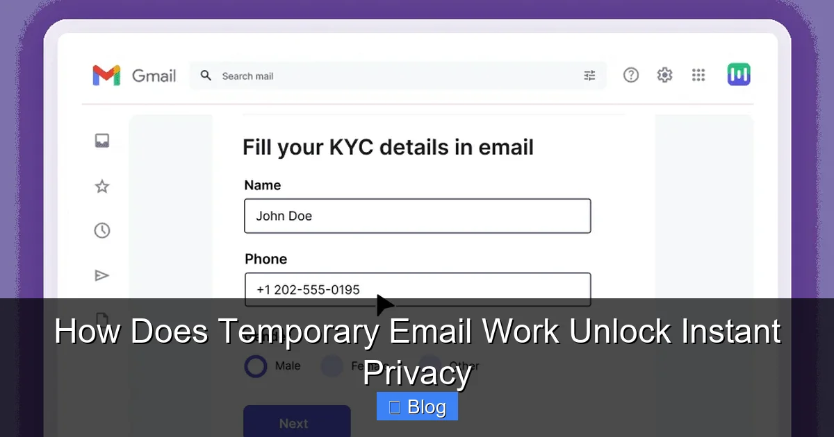 How Does Temporary Email Work Unlock Instant Privacy