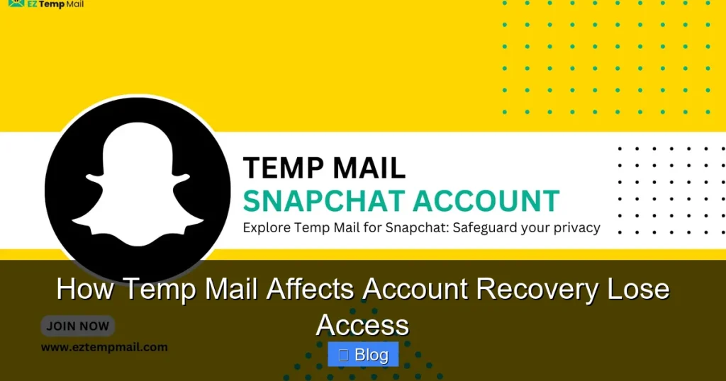 How Temp Mail Affects Account Recovery Lose Access