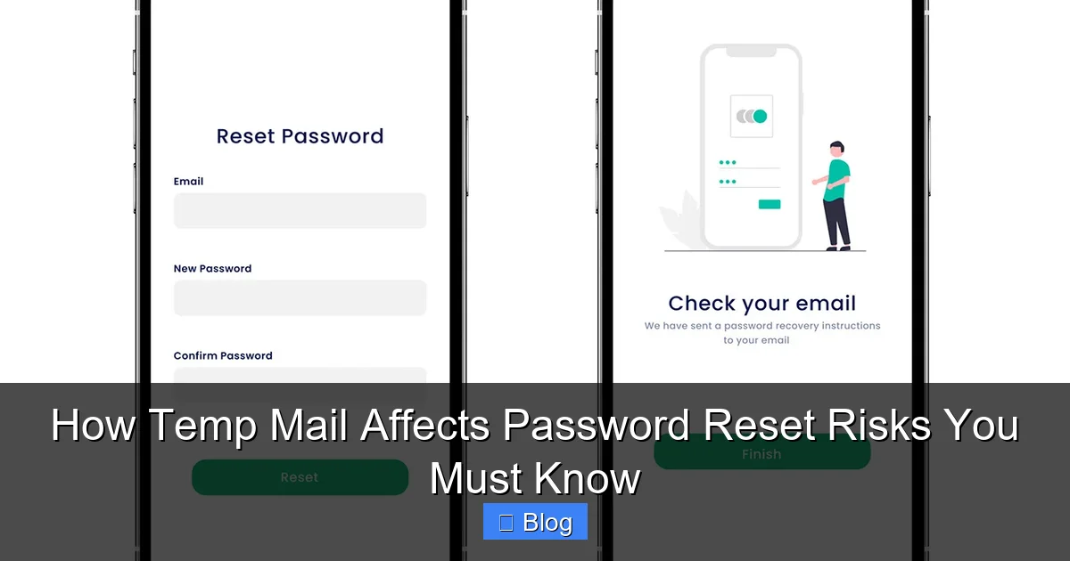 How Temp Mail Affects Password Reset Risks You Must Know