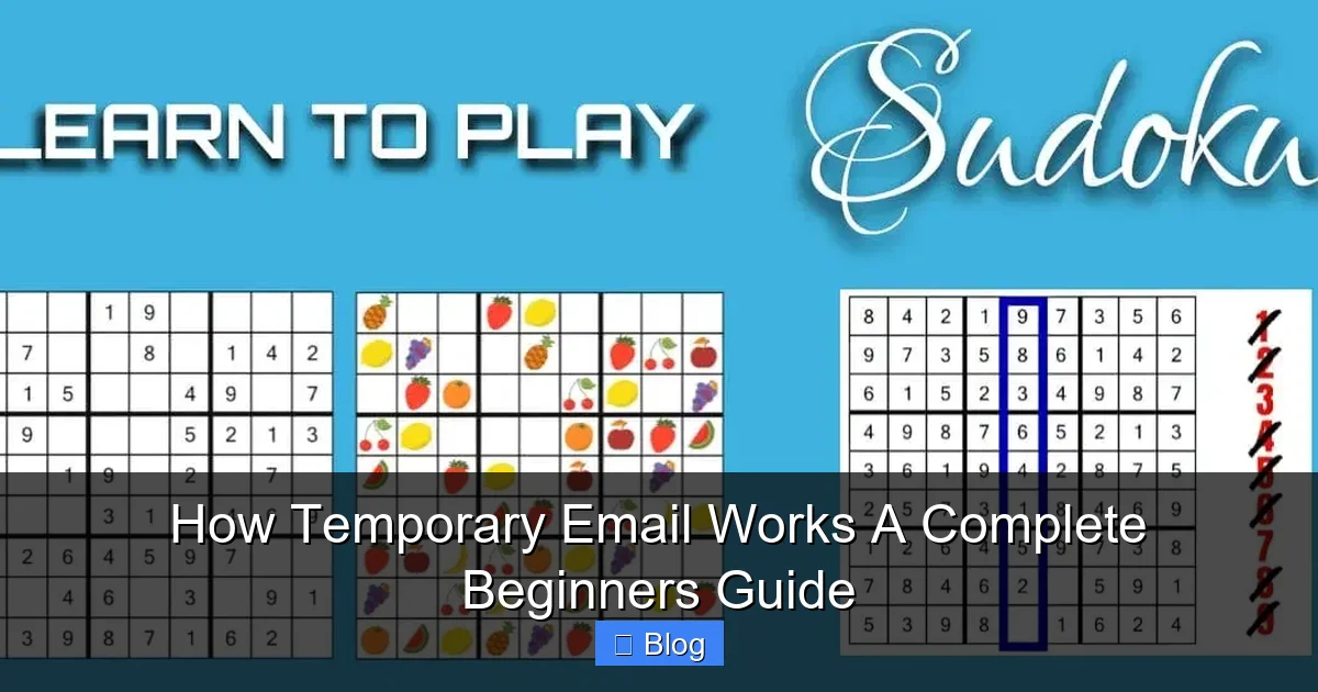 How Temporary Email Works A Complete Beginners Guide