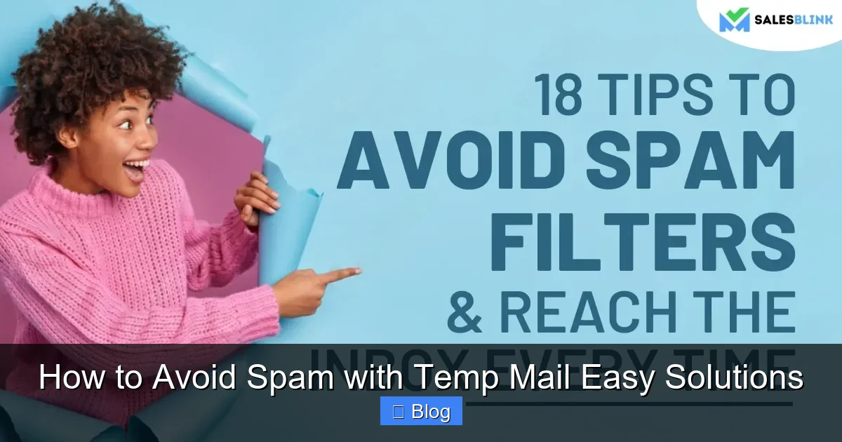 How to Avoid Spam with Temp Mail Easy Solutions