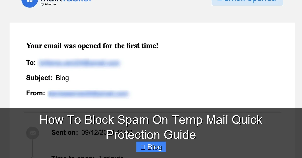 How To Block Spam On Temp Mail Quick Protection Guide