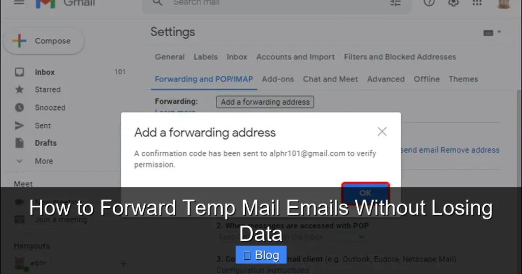 How to Forward Temp Mail Emails Without Losing Data