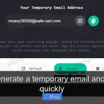 How to generate a temporary email anonymously quickly