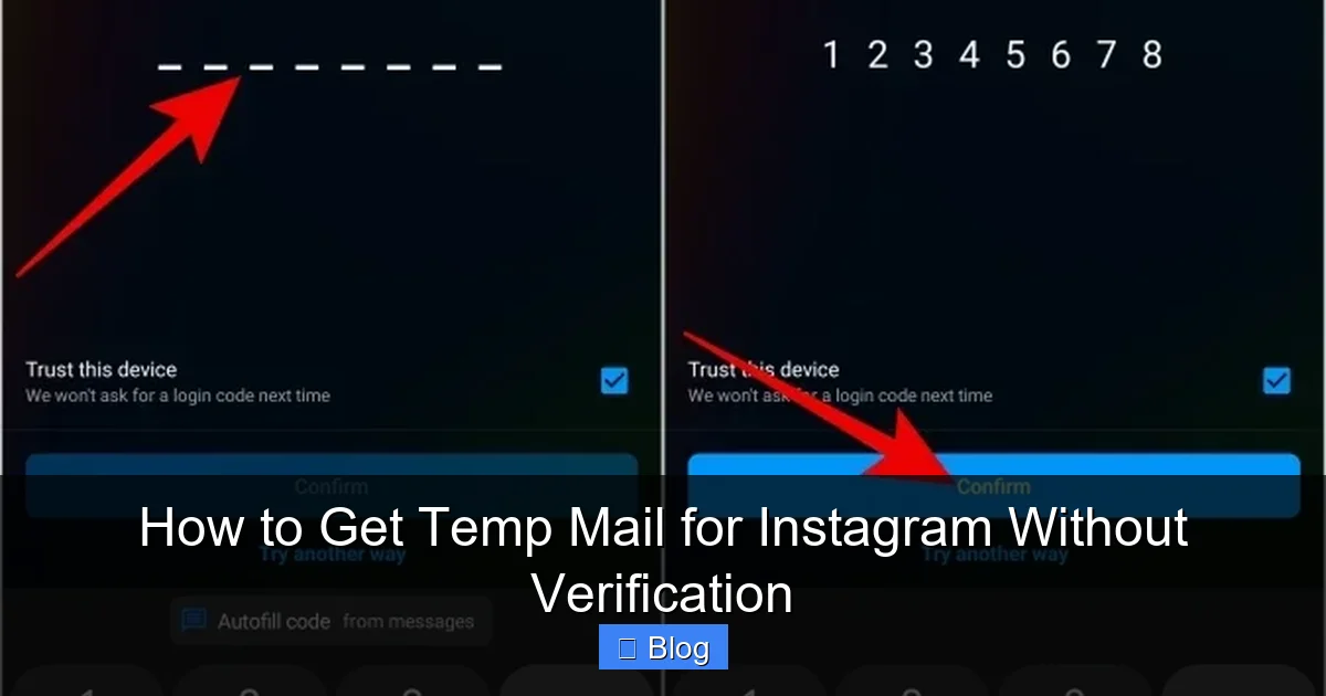 How to Get Temp Mail for Instagram Without Verification
