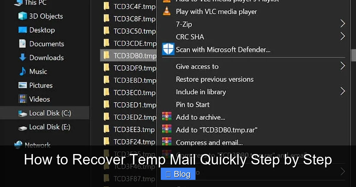 How to Recover Temp Mail Quickly Step by Step