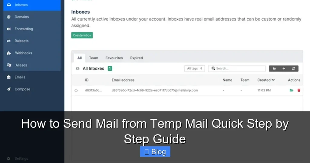 How to Send Mail from Temp Mail Quick Step by Step Guide