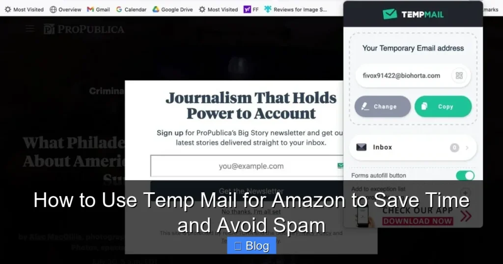 How to Use Temp Mail for Amazon to Save Time and Avoid Spam