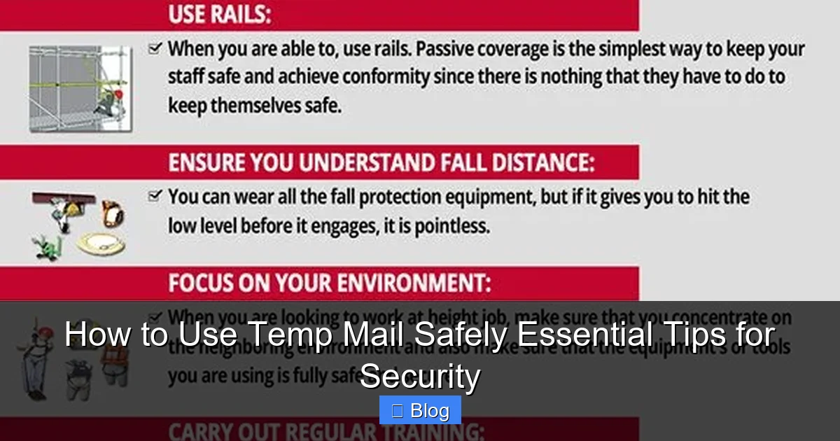 How to Use Temp Mail Safely Essential Tips for Security