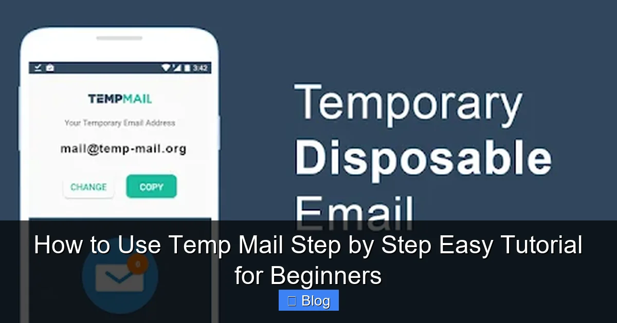 How to Use Temp Mail Step by Step Easy Tutorial for Beginners