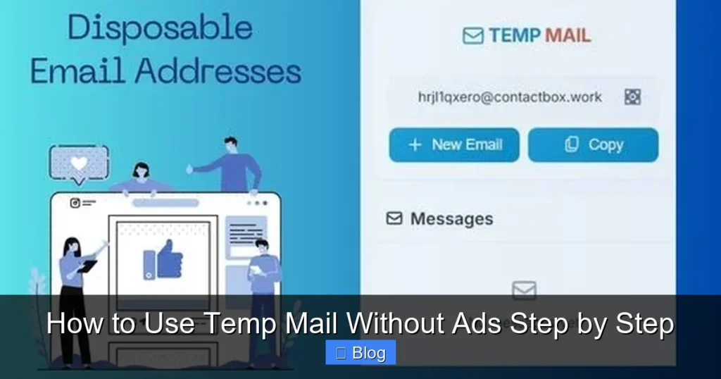 How to Use Temp Mail Without Ads Step by Step