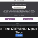 How to Use Temp Mail Without Signup Fast Easy Steps