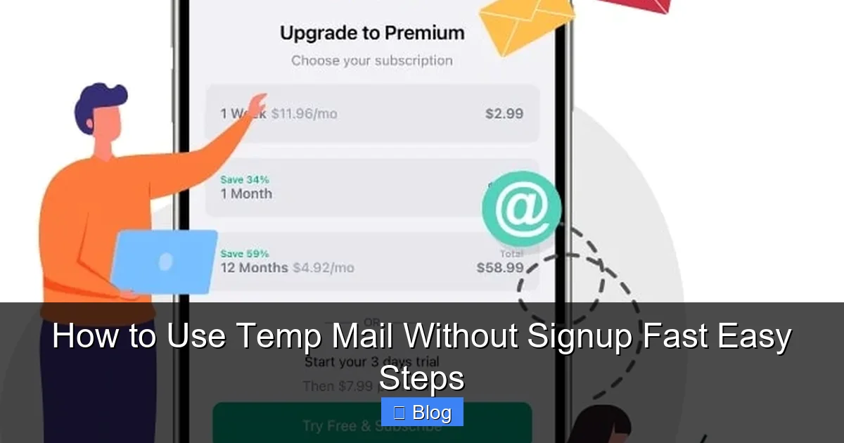 How to Use Temp Mail Without Signup Fast Easy Steps