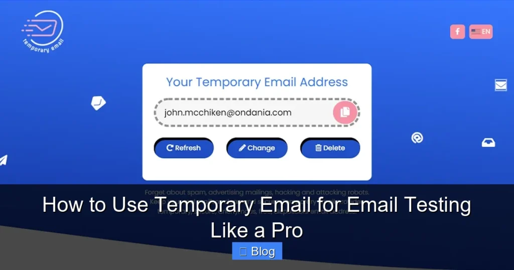 How to Use Temporary Email for Email Testing Like a Pro
