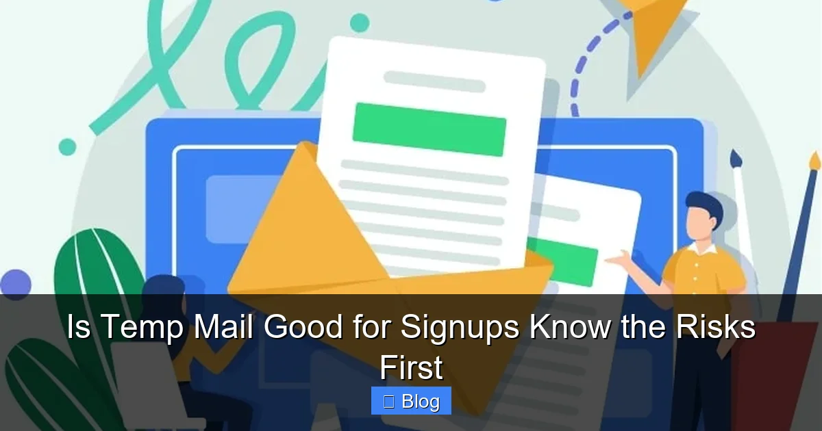 Is Temp Mail Good for Signups Know the Risks First
