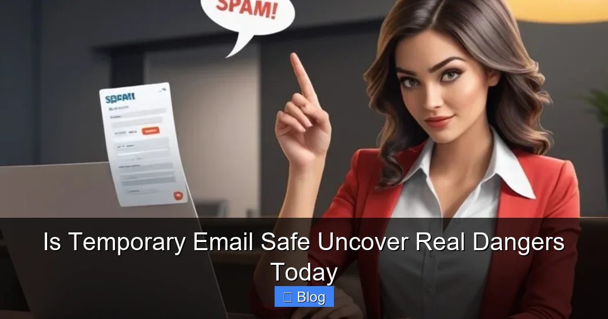 Is Temporary Email Safe Uncover Real Dangers Today