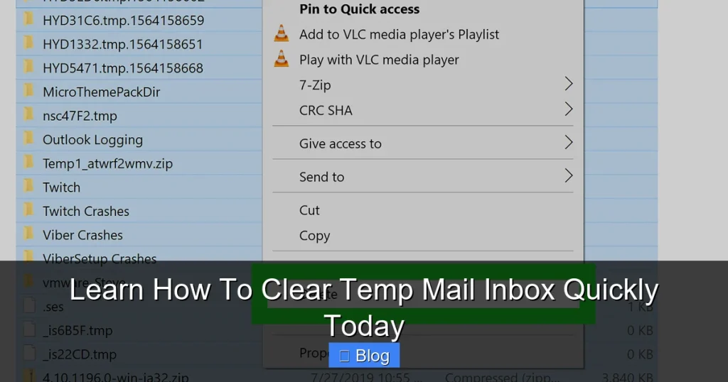 Learn How To Clear Temp Mail Inbox Quickly Today