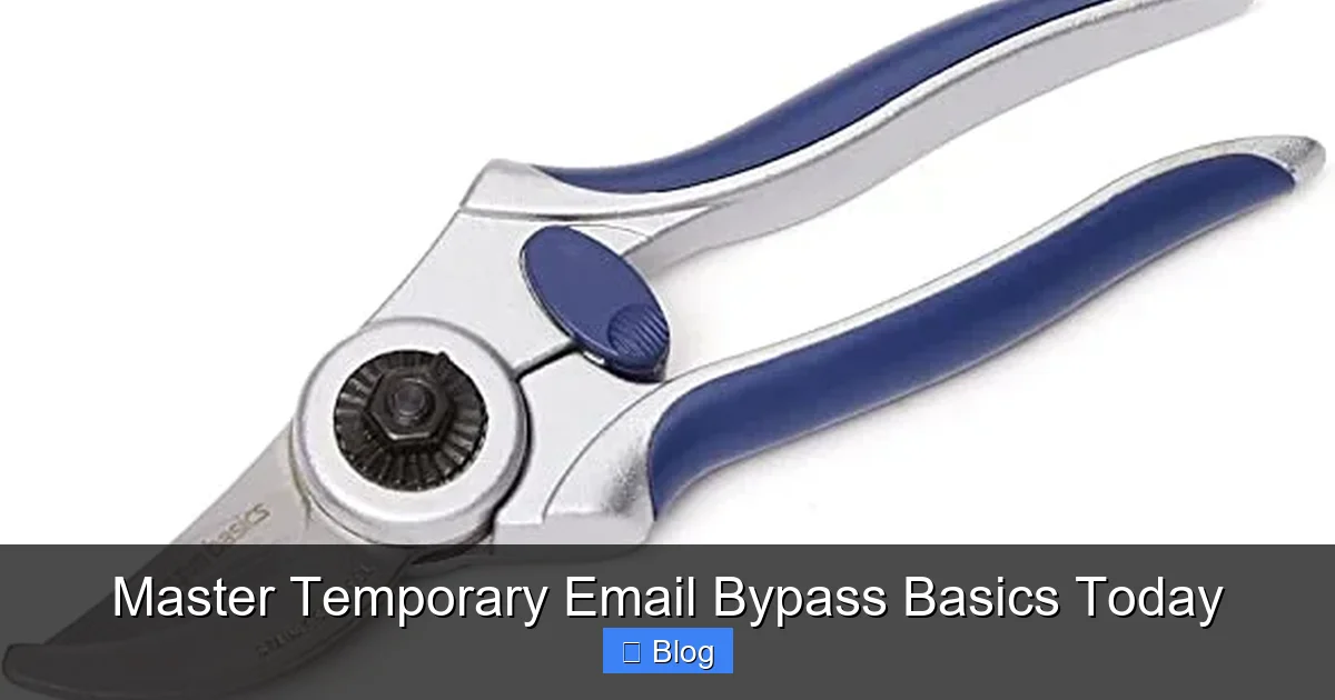 Master Temporary Email Bypass Basics Today