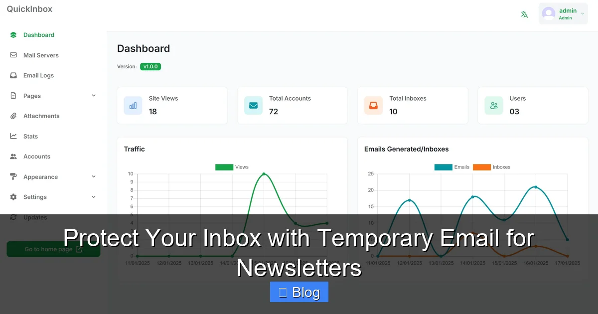 Protect Your Inbox with Temporary Email for Newsletters