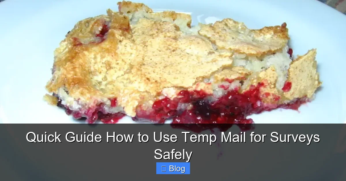 Quick Guide How to Use Temp Mail for Surveys Safely