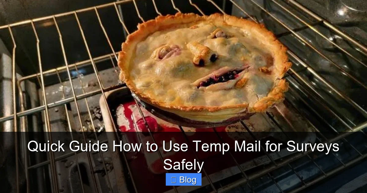 Quick Guide How to Use Temp Mail for Surveys Safely