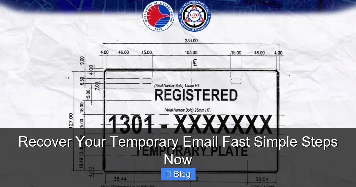Recover Your Temporary Email Fast Simple Steps Now