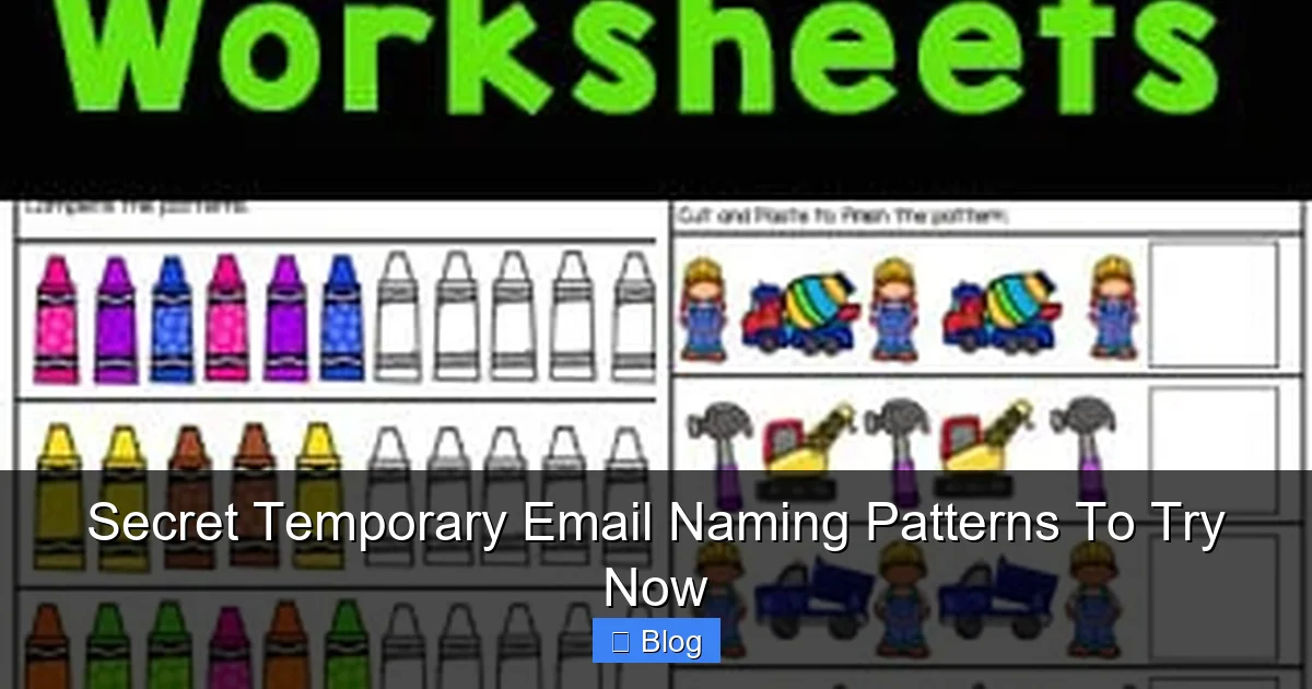 Secret Temporary Email Naming Patterns To Try Now