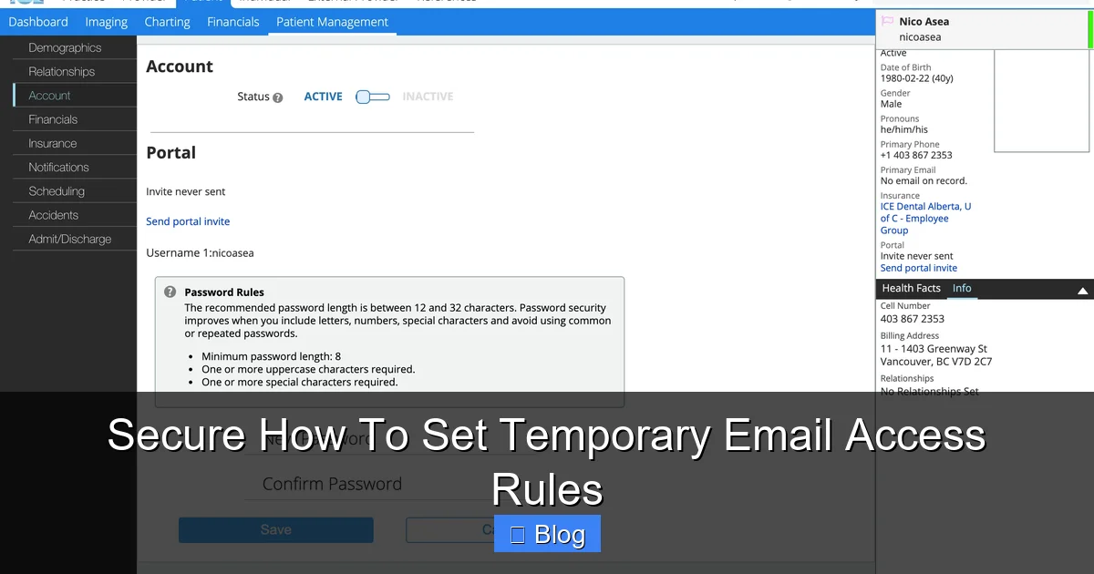 Secure How To Set Temporary Email Access Rules