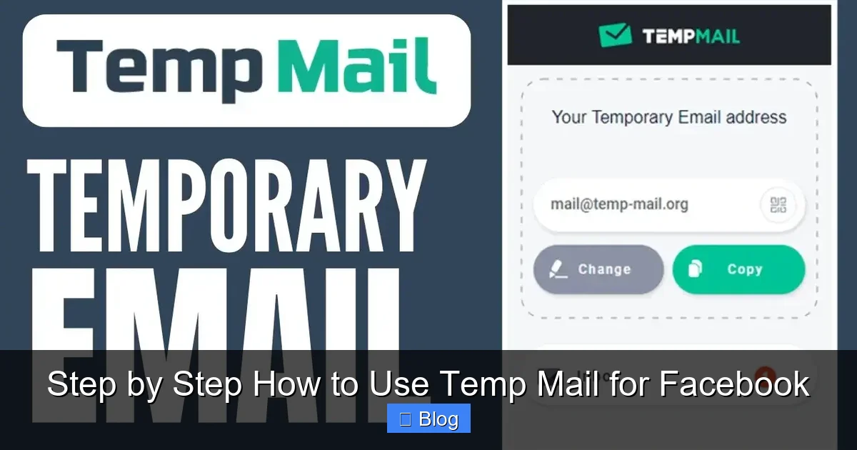 Step by Step How to Use Temp Mail for Facebook
