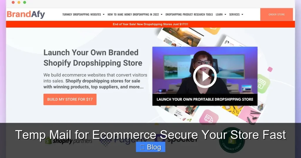 Temp Mail for Ecommerce Secure Your Store Fast