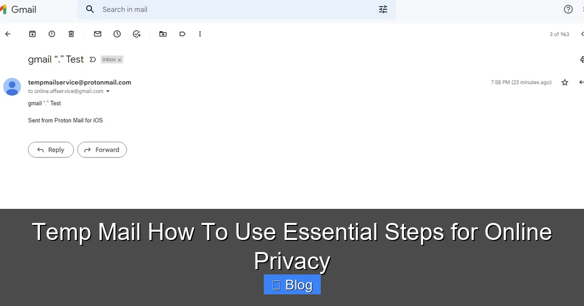 Temp Mail How To Use Essential Steps for Online Privacy