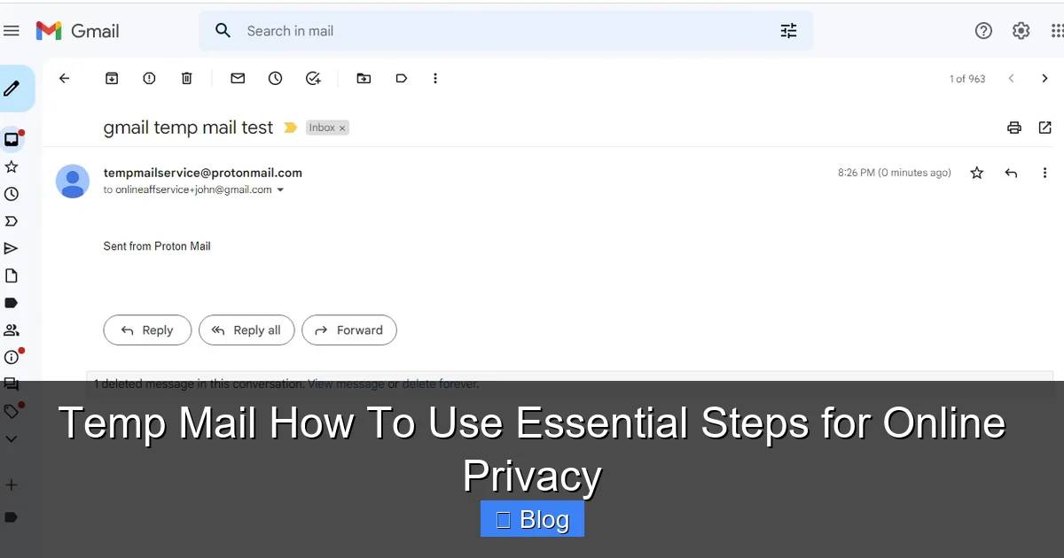 Temp Mail How To Use Essential Steps for Online Privacy