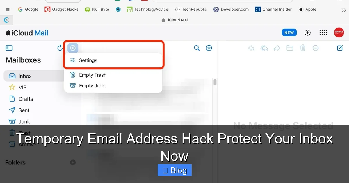Temporary Email Address Hack Protect Your Inbox Now