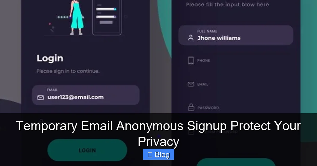 Temporary Email Anonymous Signup Protect Your Privacy
