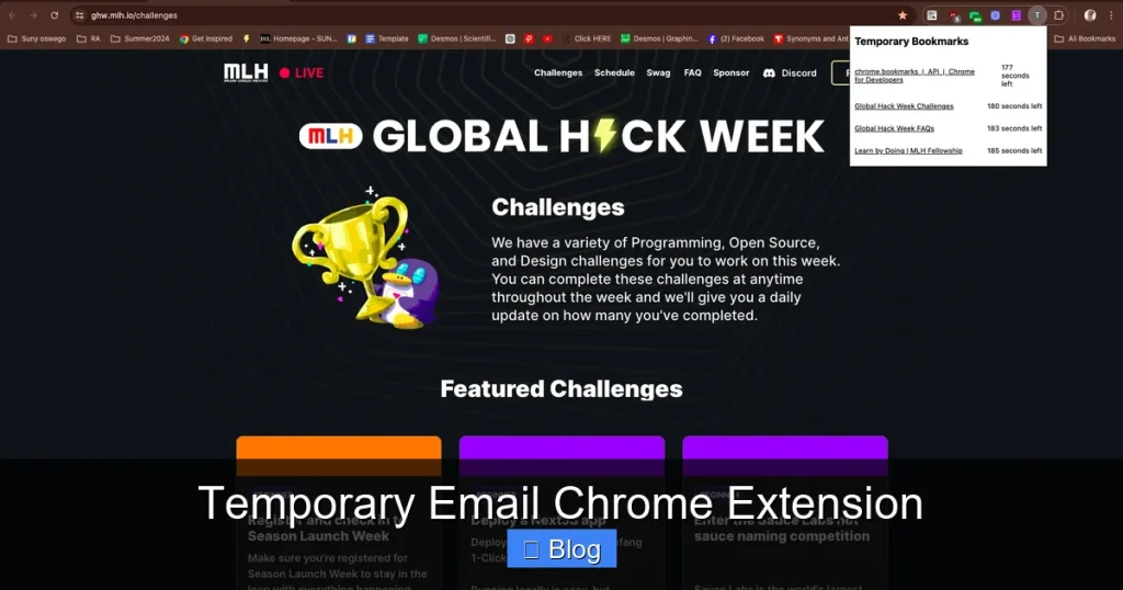 Temporary Email Chrome Extension