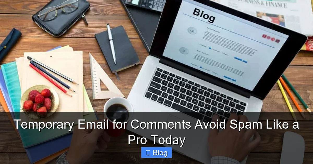 Temporary Email for Comments Avoid Spam Like a Pro Today