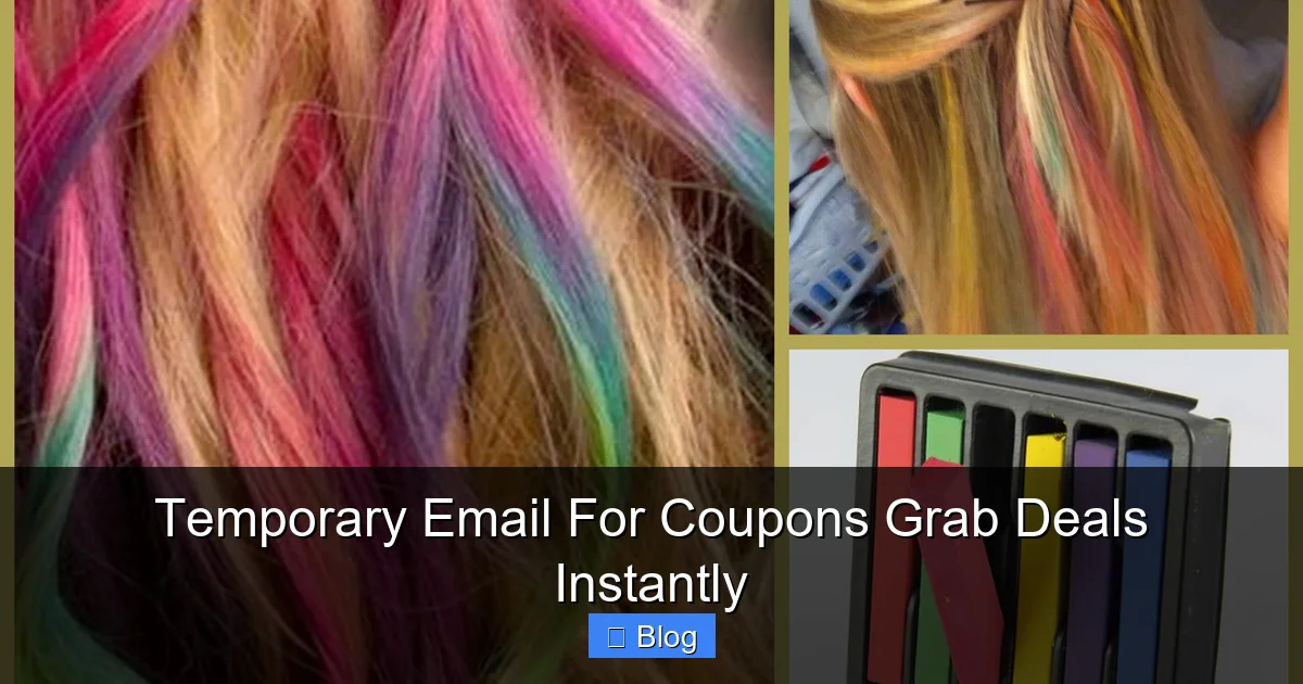Temporary Email For Coupons Grab Deals Instantly